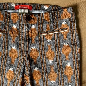 🐟 Classic Woodblock Fish Trouser 🐟